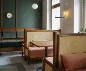 inside you can sit in the lodges specially designed for this establishment