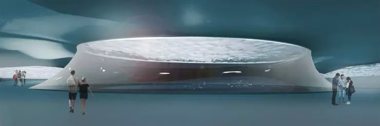 visualization of the underwater part wizualizacja of the underwater part