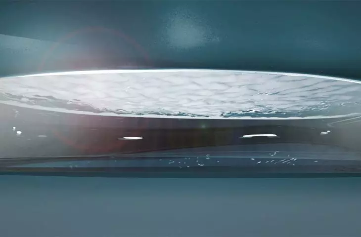 visualization of the underwater part
