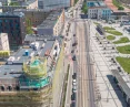 Hotel Grand podczas prac renowacyjnych 