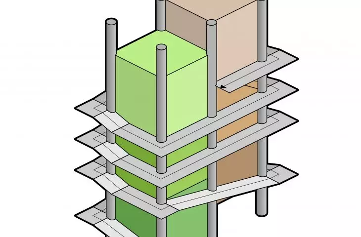 Wine presentation room, design diagram