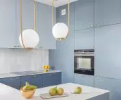Blue kitchen build-up