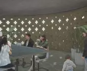 Family space in a cafe