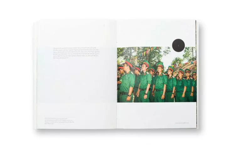 In the photo: conscripts visiting Bến Dược