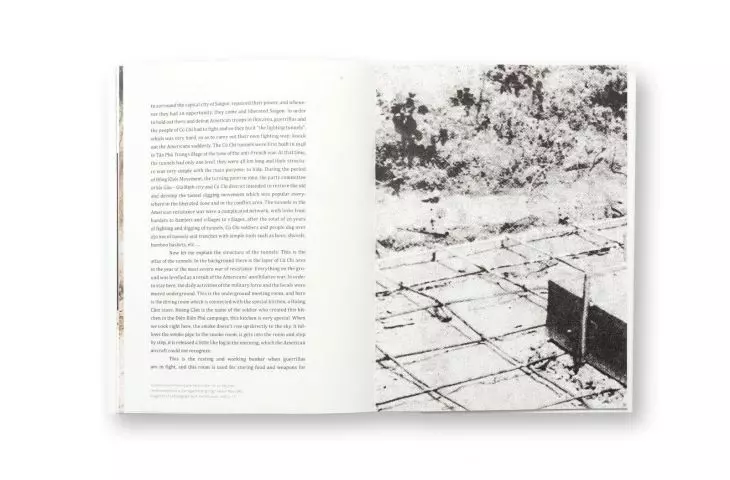 fragment książki „Củ Chi Tunnels Restoration Report”