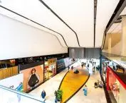 Elegenaz's smooth acoustic ceiling in the largest shopping mall in the Netherlands