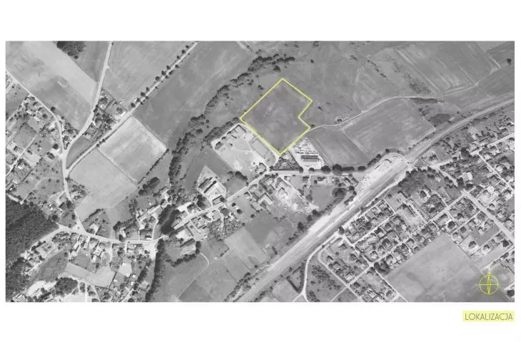 Taras widokowy w Gołubiu na Kaszubach, mapa terenu