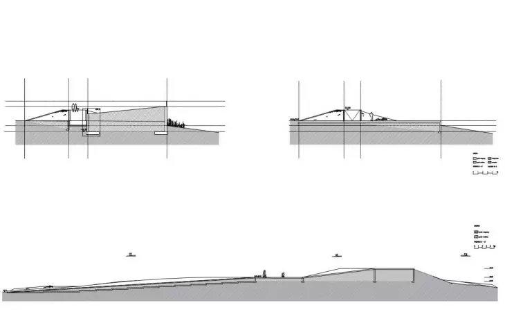 Terrace cross-sections