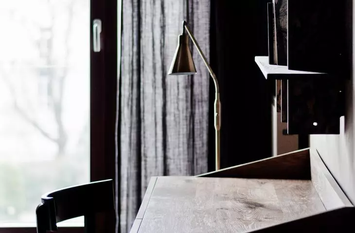 Wabi-sabi apartment, study