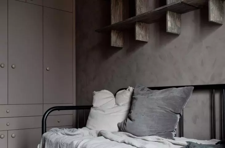 Cabinet in a wabi-sabi apartment