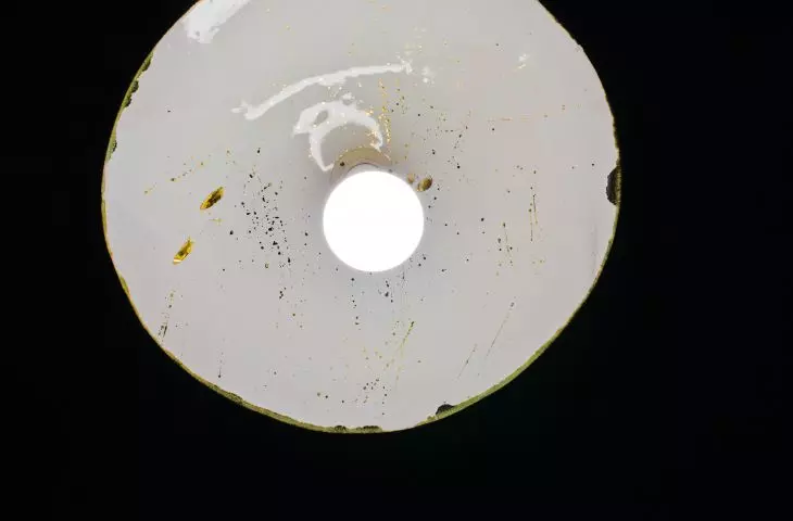 Ceramic gold-plated lamp