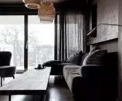 Wabi-sabi apartment, living room