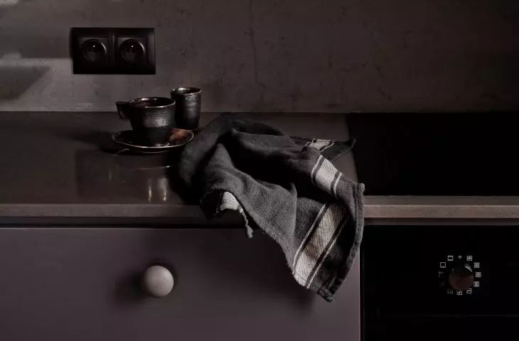 Ceramics in the kitchen, detail