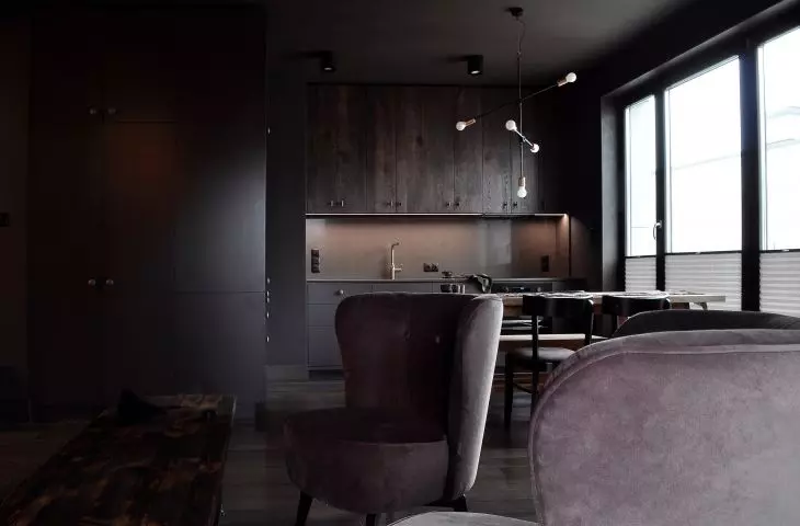 Monochromatic kitchen
