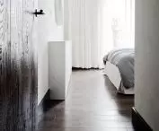 Wabi-sabi apartment, bedroom view