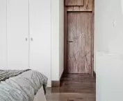 Wabi-sabi apartment, bedroom