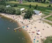 It took 7,000 tons of new sand to refresh and widen the beach