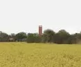 Wieża OSP Kłopot z panoramą wsi.