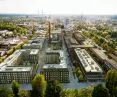 łódzka Fuzja, wizualizacja, widok z lotu ptaka