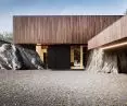 RE: ON THE ROCK HOUSE, entrance and part of the garage