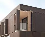perforated metal facade  