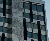 perforated metal facade  