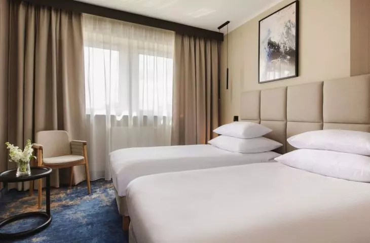 One of the new hotel rooms