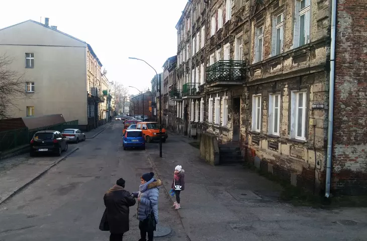 Space in the area of Jabłkowskiego-Podgórze streets currently 