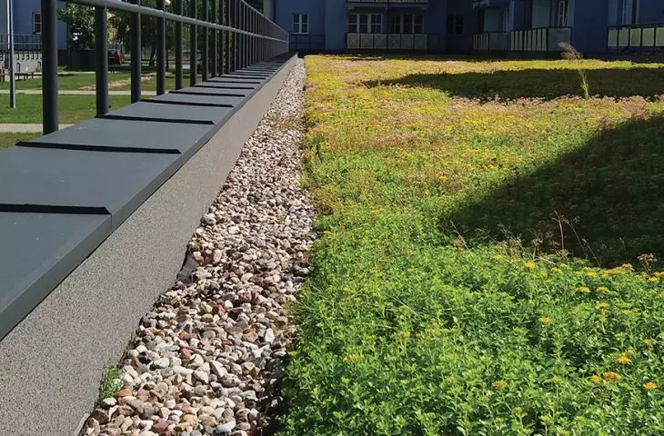 DELTA roofing membranes in insulating green and traditional roofs