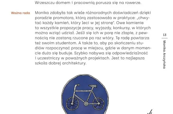 Monika Arczyńska w książce „Zmiana Perspektywy. Historie Polskich Architektek”