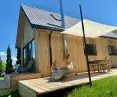 wooden Studio with rustic bath on the terrace