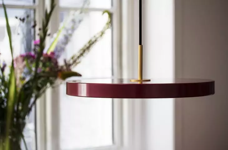 Asteria lamps by Umage, shade of ruby