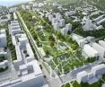 Bird's eye view of the park (visualization)