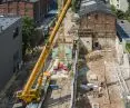 Demolition work of the building