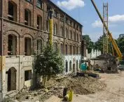 Demolition work of the building 