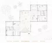 Coliving California, rzut projektowanego budynku