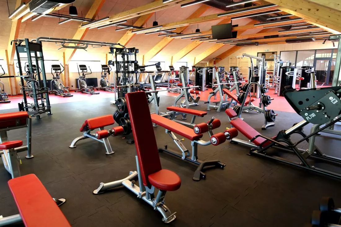 Strefa fitness
w budynku basenu
