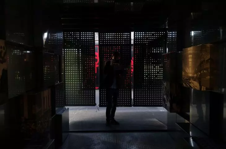interior of the exhibition