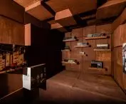interior of one of the containers