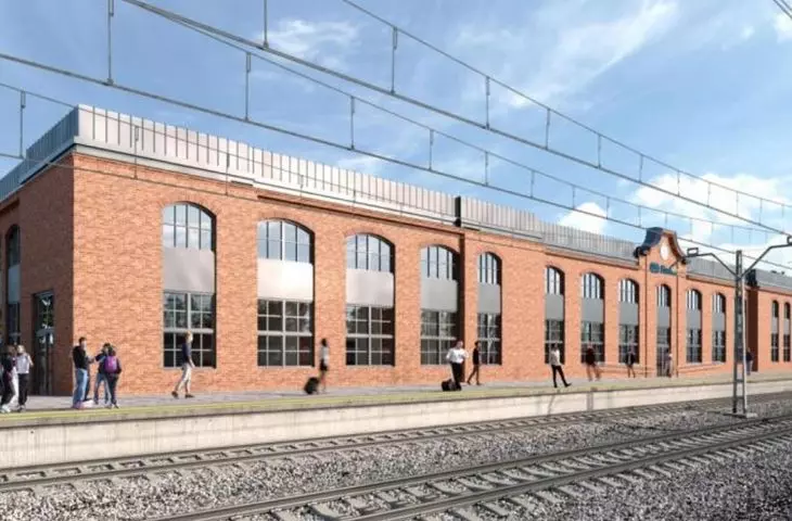 Modernized station building (visuals)