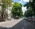 Section of 28 Pułku Strzelców Kaniowskich Street undergoing revitalization