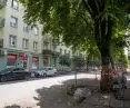 Section of 28 Pułku Strzelców Kaniowskich Street undergoing revitalization