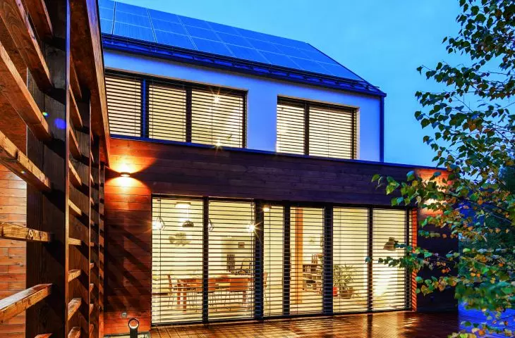 The house is the first and only Passive House Plus standard building in Poland