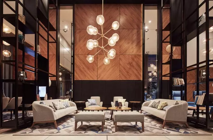 wnętrze hotelu Marriott w Katowicach