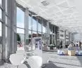 Dworzec kolejowy Gdańsk Wrzeszcz po modernizacji (wizualizacja)