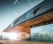 House in the Tatra Mountains, terrace and glazing
