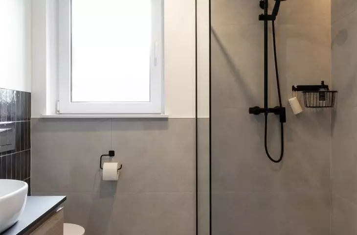 The bathroom has undergone a major metamorphosis