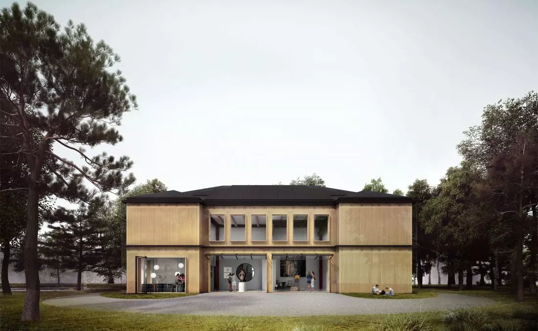  Omuli Museum of the
Horse, tył budynku