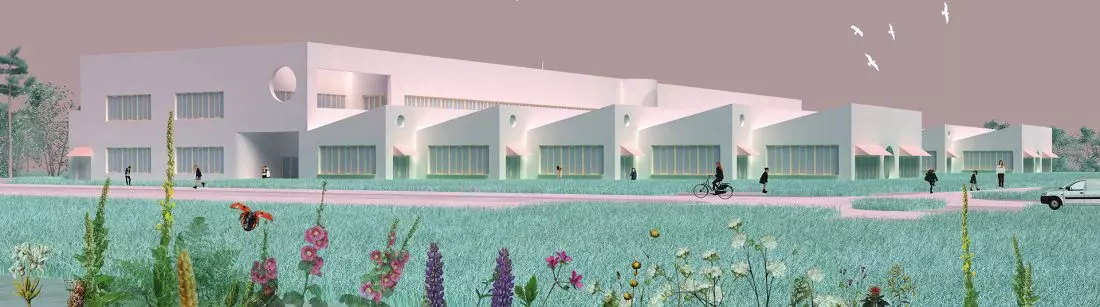 projekt szkoły podstawowej w Niemczu, proj.: Pracownia Architektoniczna Aleksandra Wasilkowska