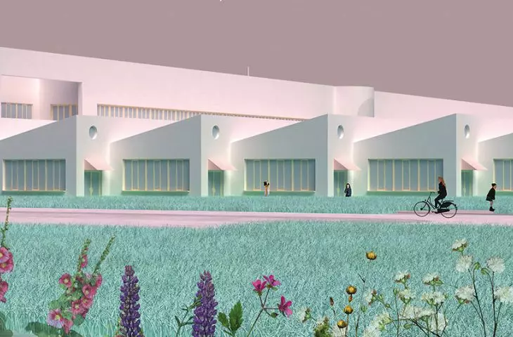 Visualization of the elementary school project in Niemcz, 